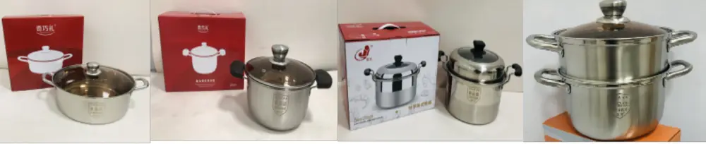 Stainless Steel Cookware Set (5 Styles)