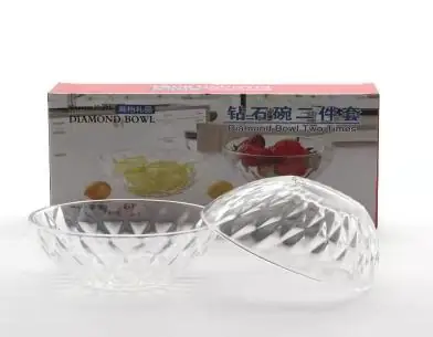 Diamond Bowl 2-Piece Set